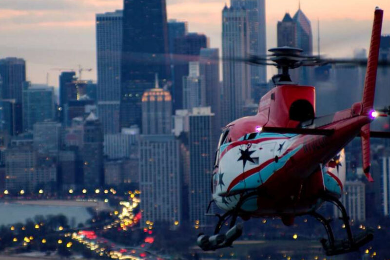 Helicóptero por Chicago